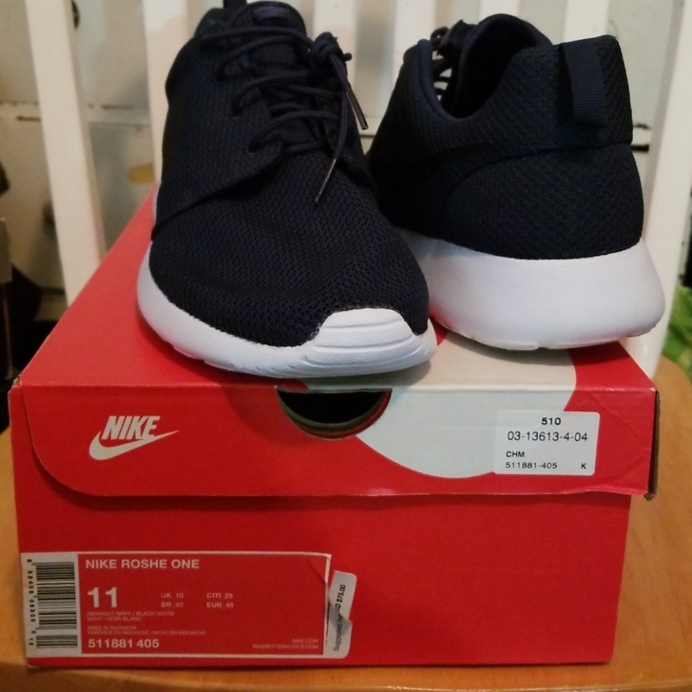 Nike Roshe One Midnight Navy/Black-White